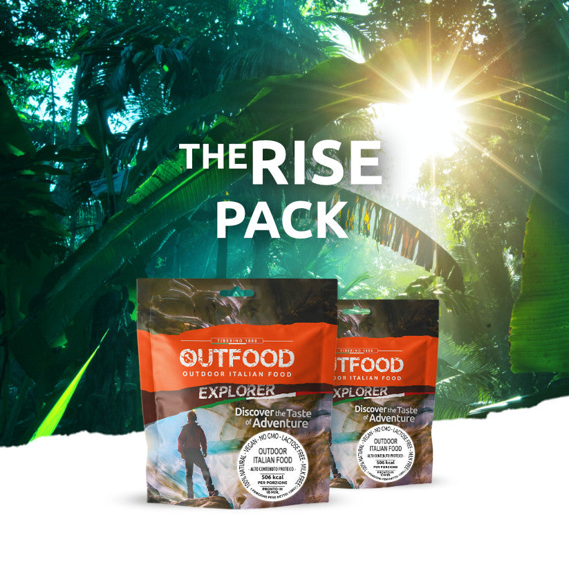 Das Rise Pack – Porridge mit Zartbitter-Schokolade und Porridge mit Kokos & Rosinen für ein qualitativ hochwertiges Frühstück