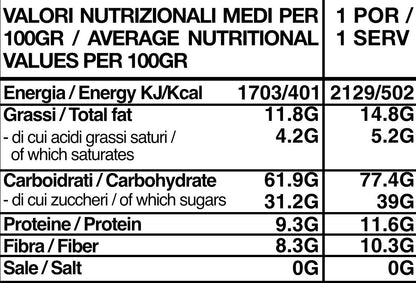 Porridge con uvetta, mandorle e cocco